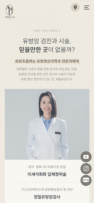대구홈페이지제작 애플유의원