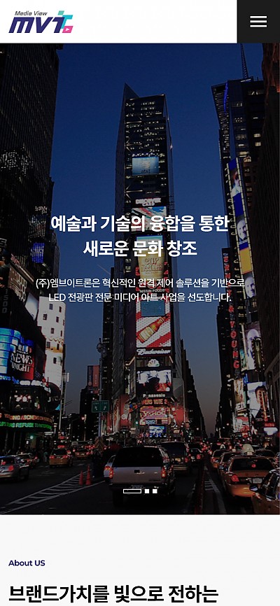 대구홈페이지제작 엠브이트론