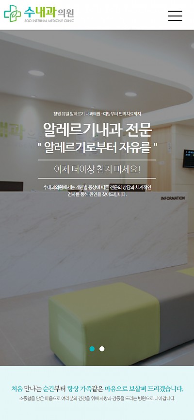 대구홈페이지제작 창원수내과 (반응형)